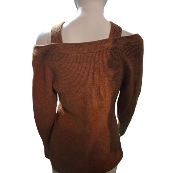 Soft Surroundings Cross Neck Sweater - Picture 3 of 8